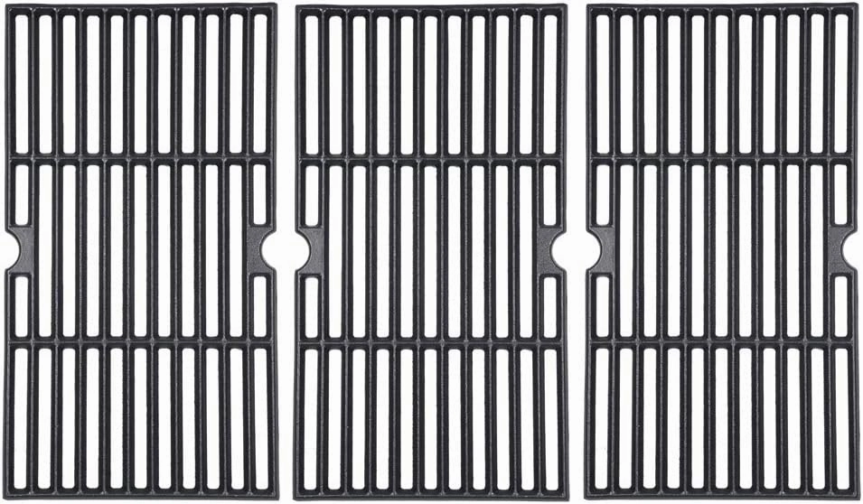 16 1/4" CIF159C Matte Cast Iron Cooking Grid Replacement for Uniflame GBC1059WB, GBC1059WE-C, Dyna-Glo DGF510SBP, DGF510SSP, Backyard Grill BY13-101-001-13, Better Homes & Gardens and More