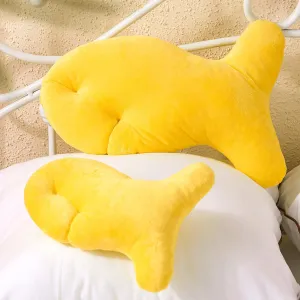 2 Pieces 14" 10" Goldfish Stuffed Pillow Hugging Pillow Cuddly Huggable Goldfish Pillow Decoration for Fish Shape Bedroom Sofa Couch Gift Supplies