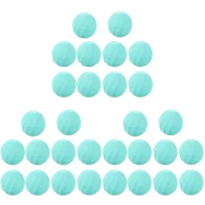 30 Pcs Spherical Lipstick Case Chopsticks Ball Cover Travel Plastic