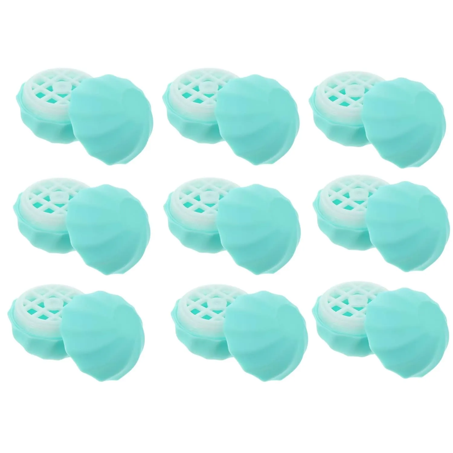 30 Pcs Spherical Lipstick Case Chopsticks Ball Cover Travel Plastic