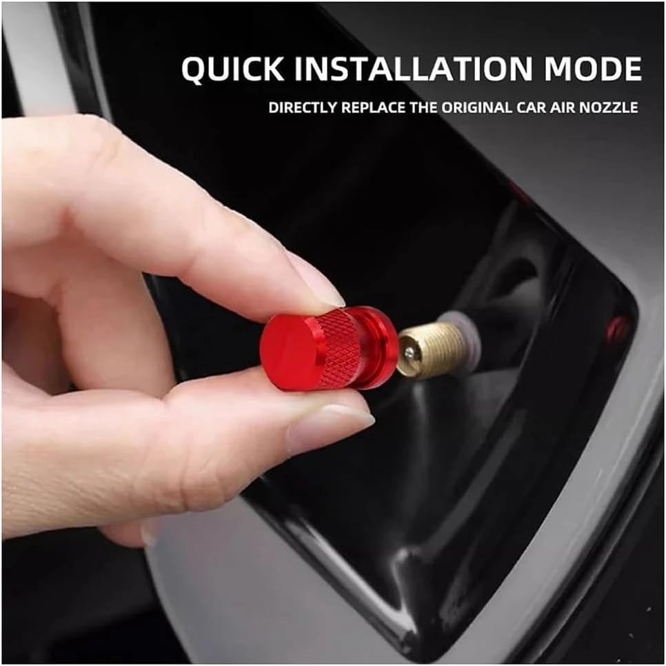 4 Pcs Car Tire Valve Stem Caps for Mitsubishi Ralliart,Stem Caps Leak-Proof Corrosion Resistant Tire Valve Stems Caps Stem Accessories,C