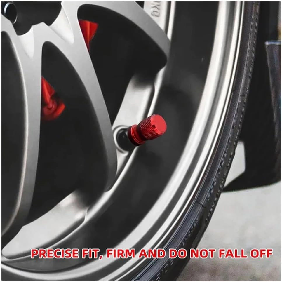 4 Pcs Car Tire Valve Stem Caps for Mitsubishi Ralliart,Stem Caps Leak-Proof Corrosion Resistant Tire Valve Stems Caps Stem Accessories,C