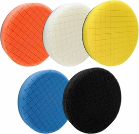 5 PCS Buffing Polishing Pads, 6 Inch Backing Plate Compound Buffing Sponge Pad Kit, Cutting Pads for Car Buffer Polisher Compounding Polishing Waxing, Car Accessories