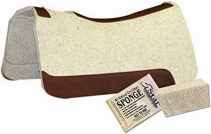 5 Star Equine - 3/4" Thick Western Contoured All Around Saddle Pad 30" x30 Great for Barrel Racing, Trail Riding & Roping.