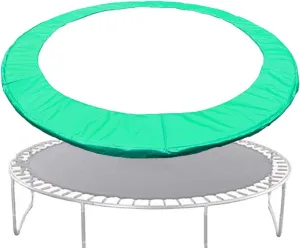 8ft Trampoline Safety Pad - Replacement Spring Cover Padding, UV-Resistant & Waterproof PVC Top, Tear-Resistant Trampoline Surround Guard for 8-Foot Trampolines