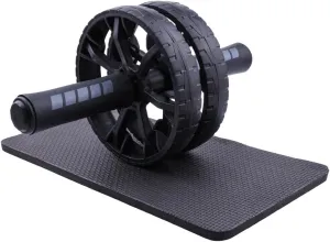 Ab Roller Wheel 2 Types Ab Roller No Noise Ab Wheel, Easy to Assemble, Abs Workout Equipment for Abdominal & Core Strength Training, Home Gym Exercise Wheels for Men & Women