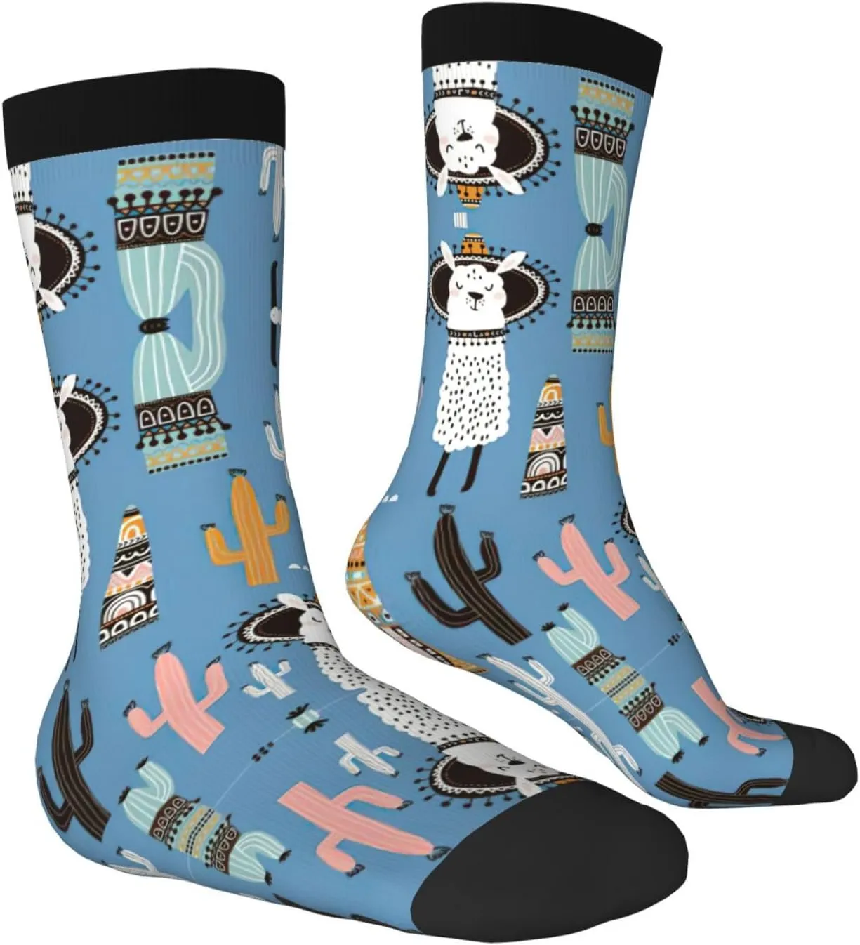 Adult Socks, Magic Witch Witchcraft Bohemian Drawing Print Winter Warm Wool for Women, Soft Cozy, Knit Socks for Men