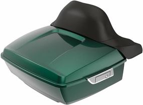 Advanblack 2024 Road Glide Tour Pack Harley Tour Pack Wrap-Around Backrest For Harley Touring 1997  2023 2024 2025 H-D RG, Street Glide FLHX (King Tour Pack Chrome Latch, Alpine Green)