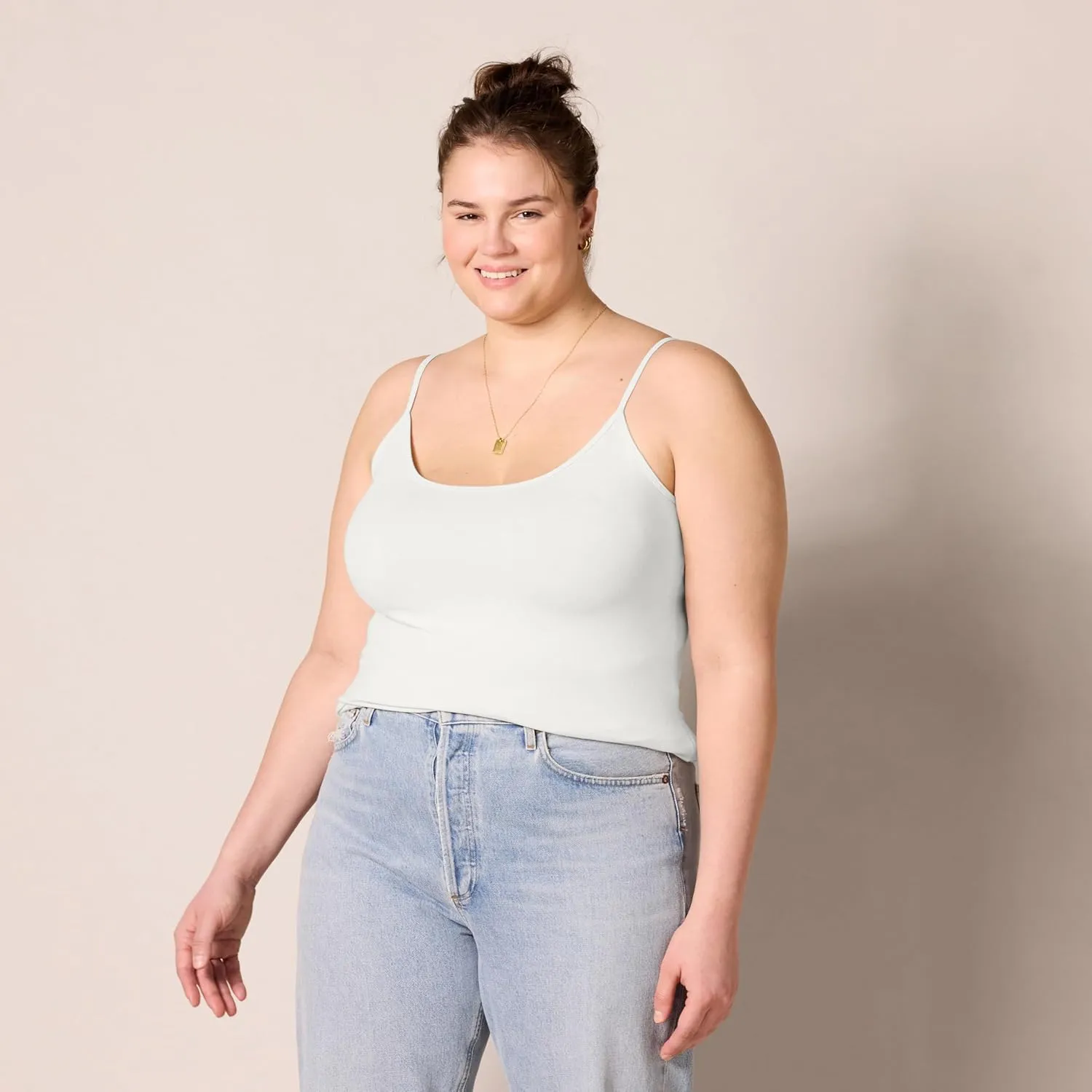 Amazon Essentials Women's Slim-Fit Camisole, Pack of 4