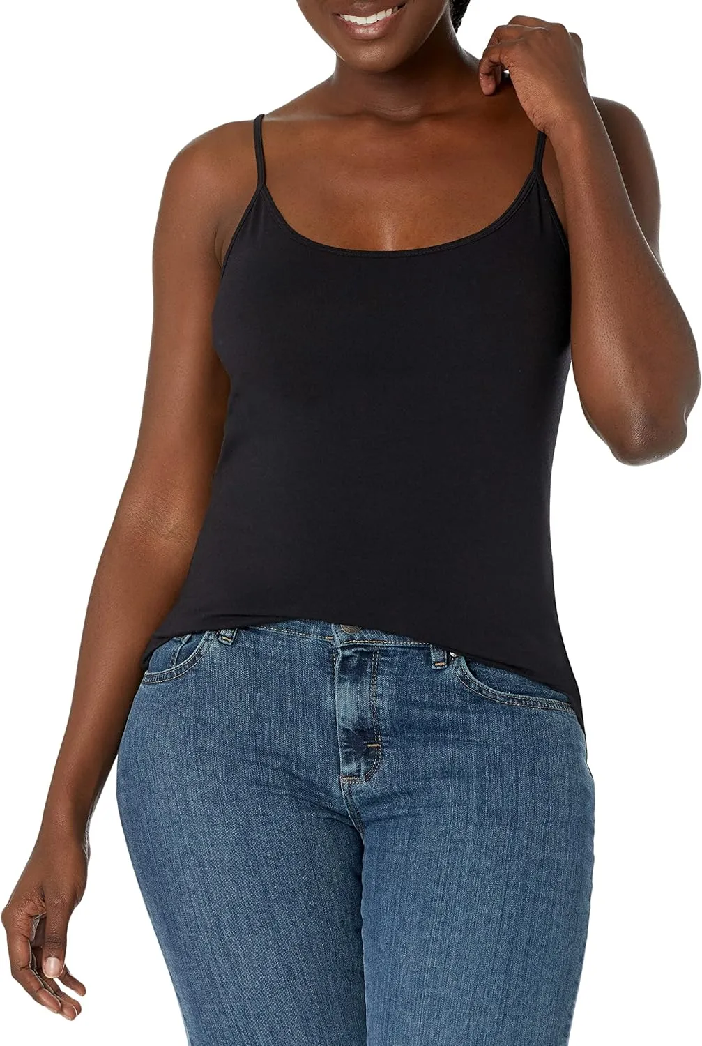 Amazon Essentials Women's Slim-Fit Camisole, Pack of 4