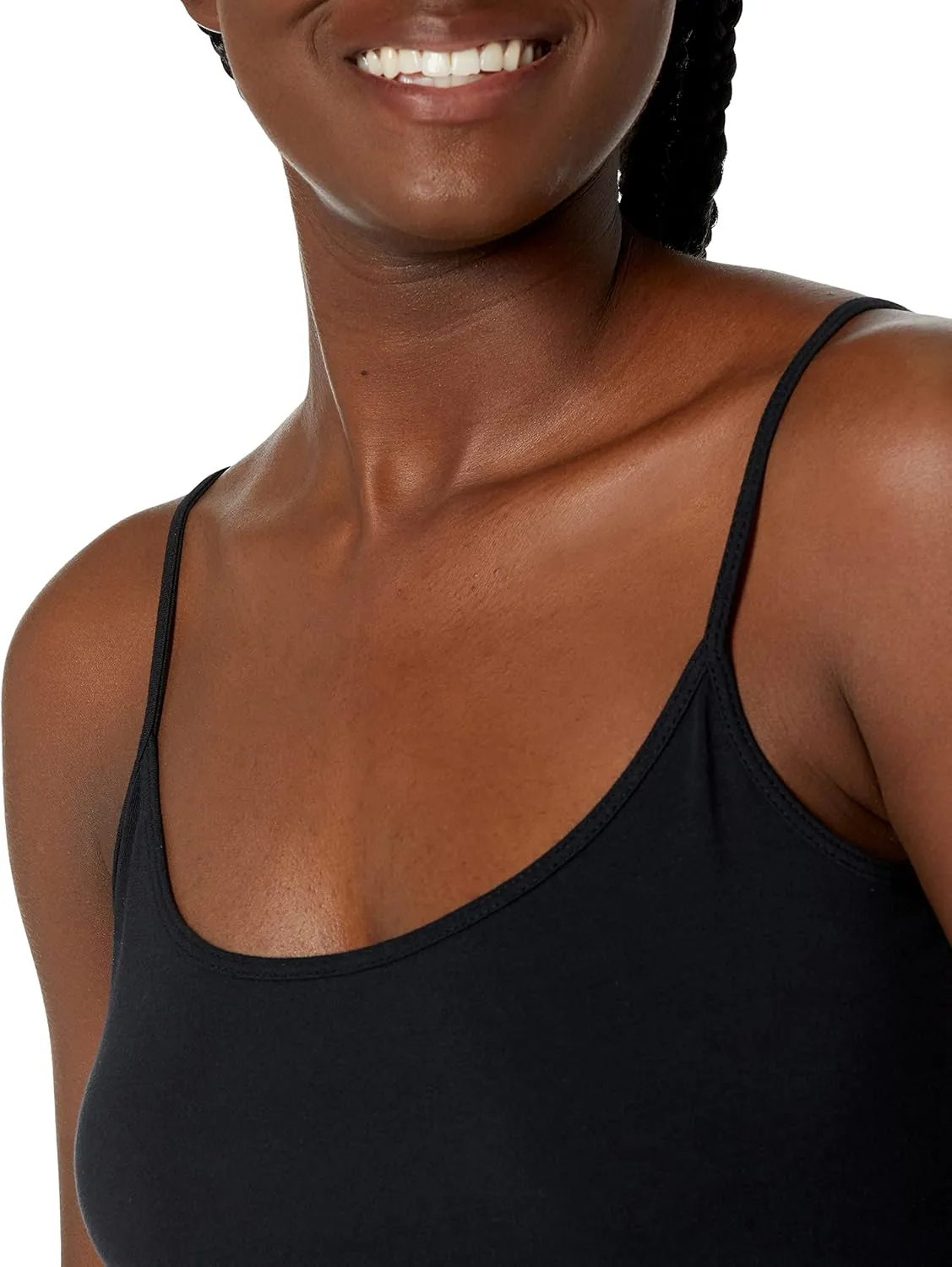 Amazon Essentials Women's Slim-Fit Camisole, Pack of 4