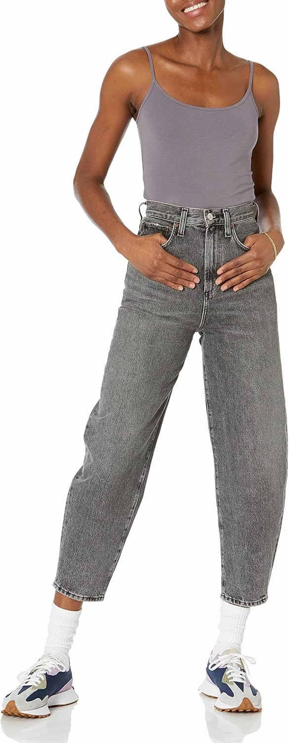 Amazon Essentials Women's Slim-Fit Camisole, Pack of 4