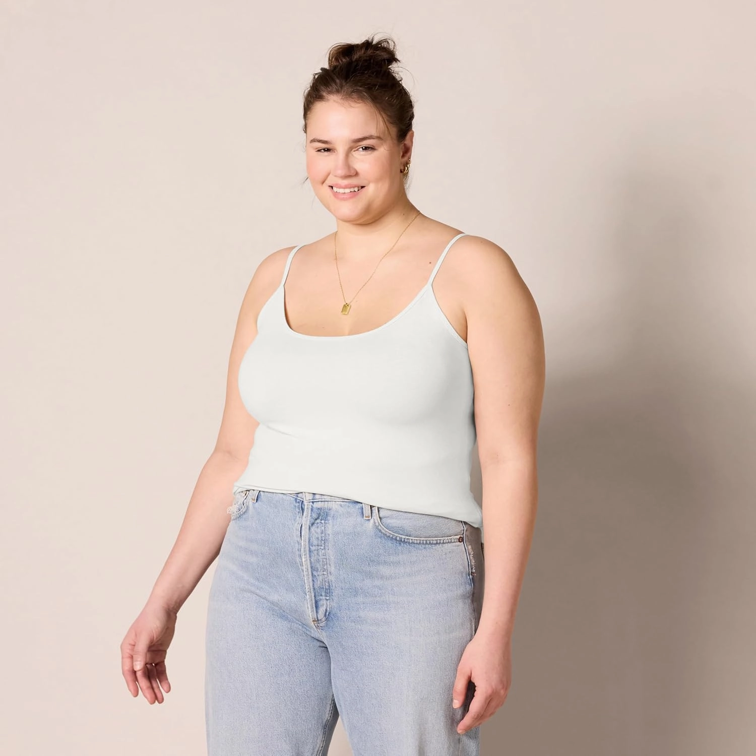 Amazon Essentials Women's Slim-Fit Camisole, Pack of 4