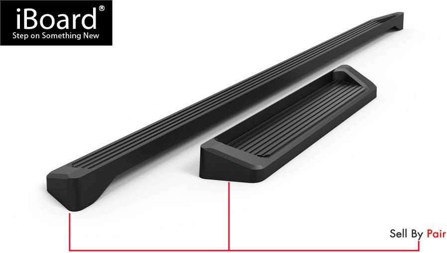 APS Running Boards 6in Black Compatible with Ram ProMaster 2014-2025 Full Size Van 136 inches 159 inches Wheelbase 3-Door (Nerf Bars Side Steps Side Bars)