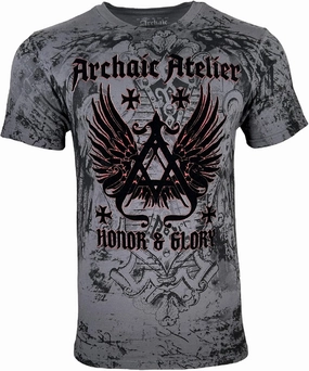 Archaic by Affliction Men's T-Shirt Achilles