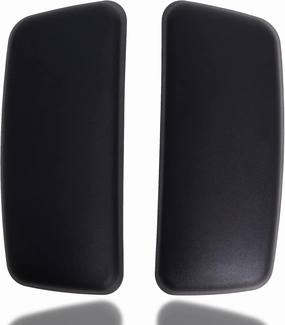 Arm Pads Caps Replacement, Chair Armrest Pads Compatible with Haworth Zody Office Chair 1 Pair (Black)