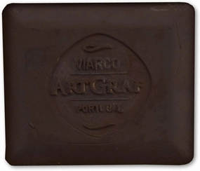 Art Graf Water-Soluble Tailors Chalk Square Disc, Sepia