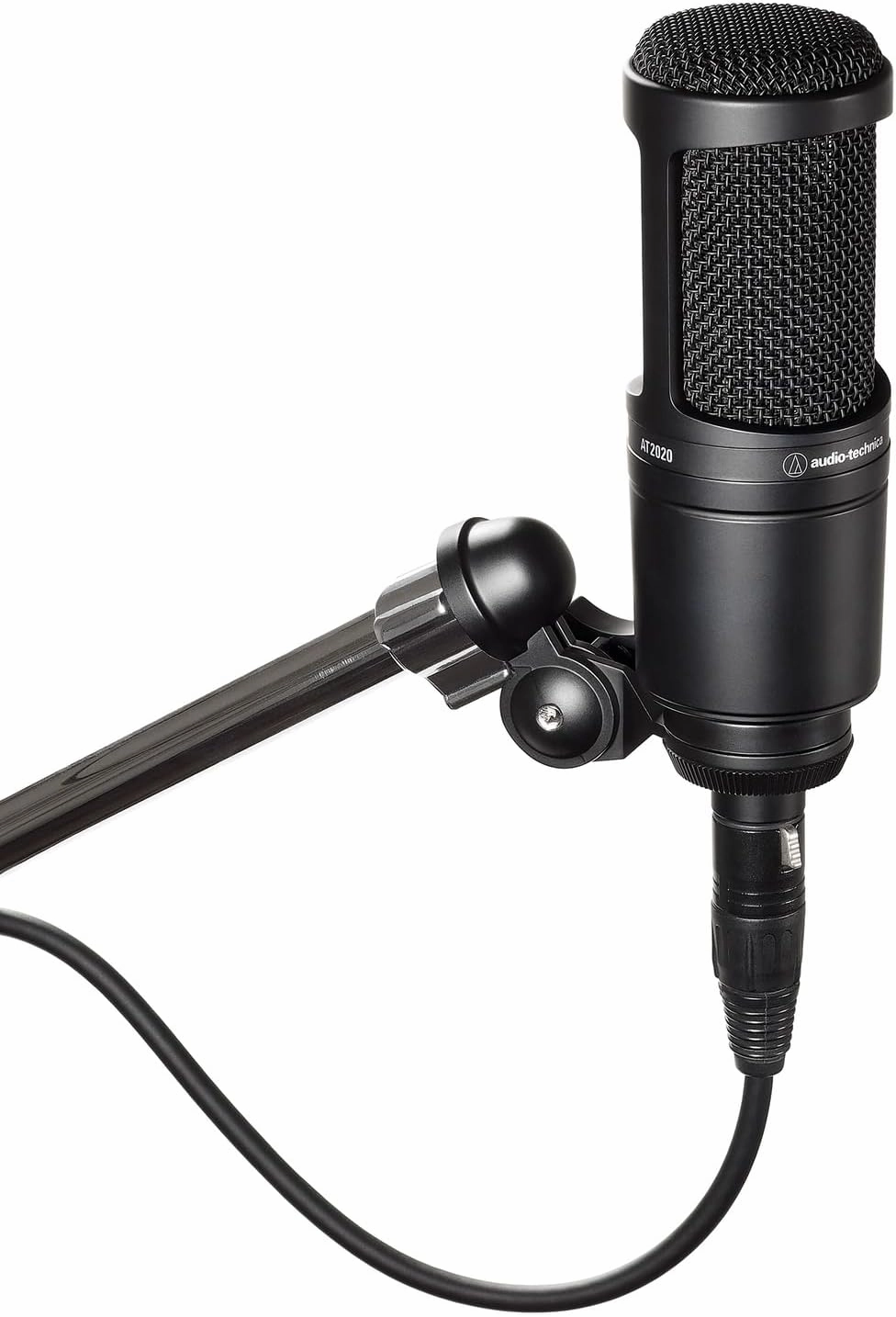 Audio-Technica AT2020 Cardioid Condenser Studio XLR Microphone, Black, Ideal for Project/Home Studio Applications & Focusrite Scarlett Solo (3rd Gen) USB Audio Interface with Pro Tools | First