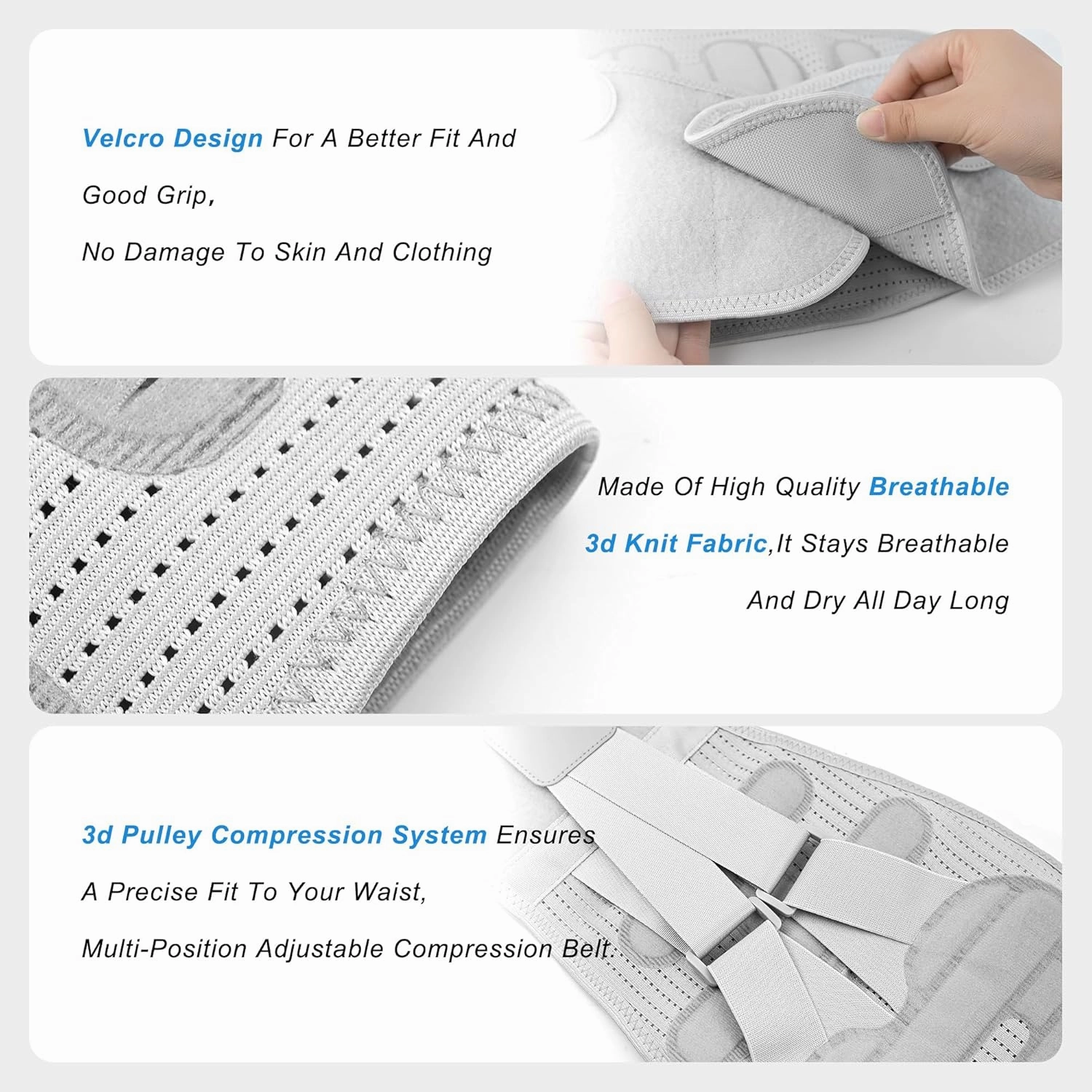 Back Brace for Lower Back Pain Relief for Women Adjustable Lumbar Support Belt Breathable Mesh for Herniated Disc,Sciatica,Scoliosis with Removable 3D Pad Home Work Sports