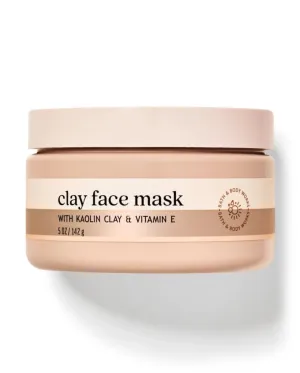 Bath and Body Clay Face Mask With Kaolin Clay   Bentonite Clay   Vitamin E | 6.5 Oz