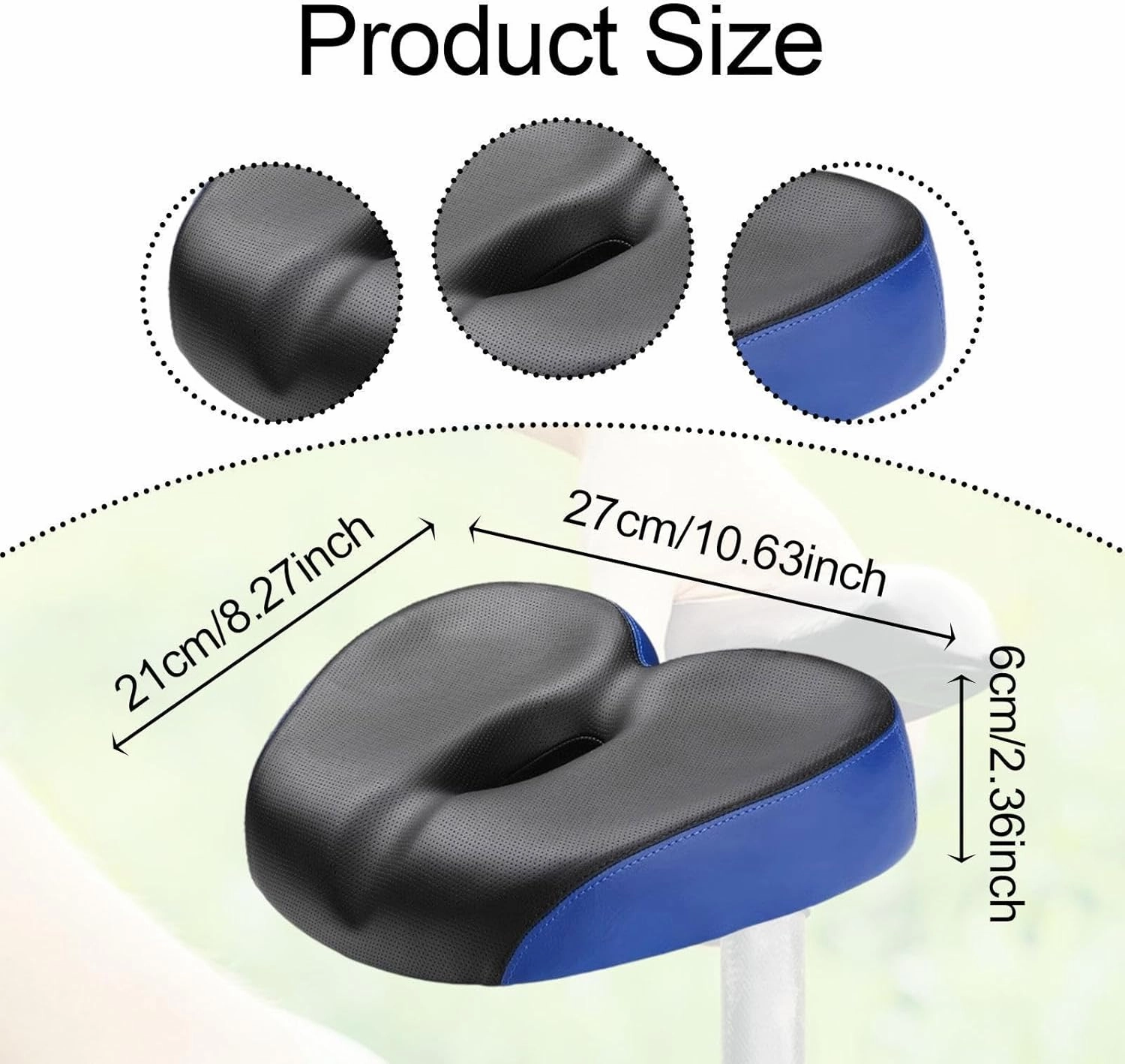 Bicycle Saddle Soft Cushion Pad Shock Absorbing Widen Thicken Breathable Bicycling Road Mountain Replacement Biking Bike Seat