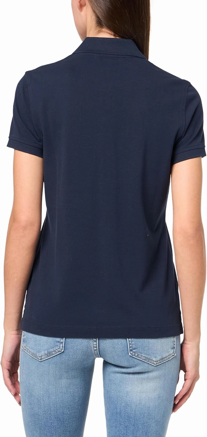 Brooks Brothers Women's Short Sleeve Cotton Pique Stretch Logo Polo Shirt