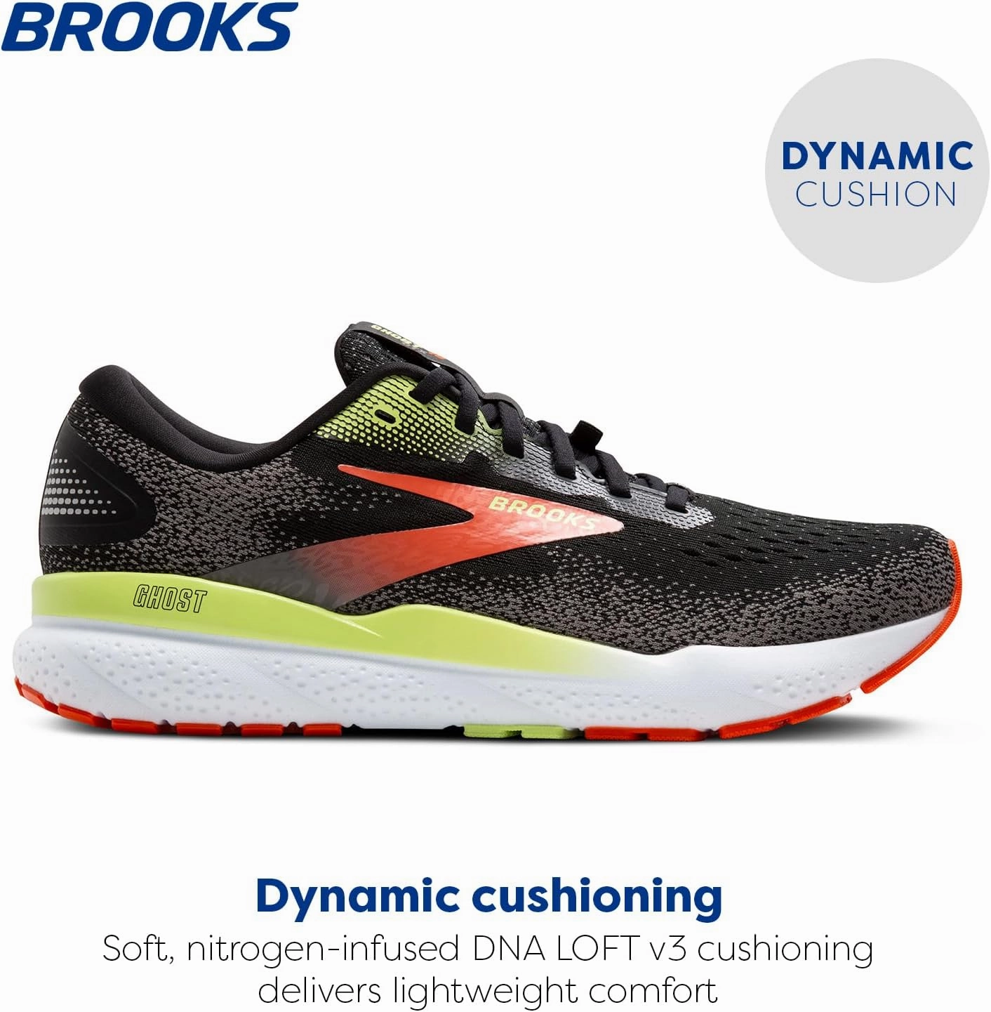 Brooks Men's Ghost 16 GTX Waterproof Neutral Running Shoe