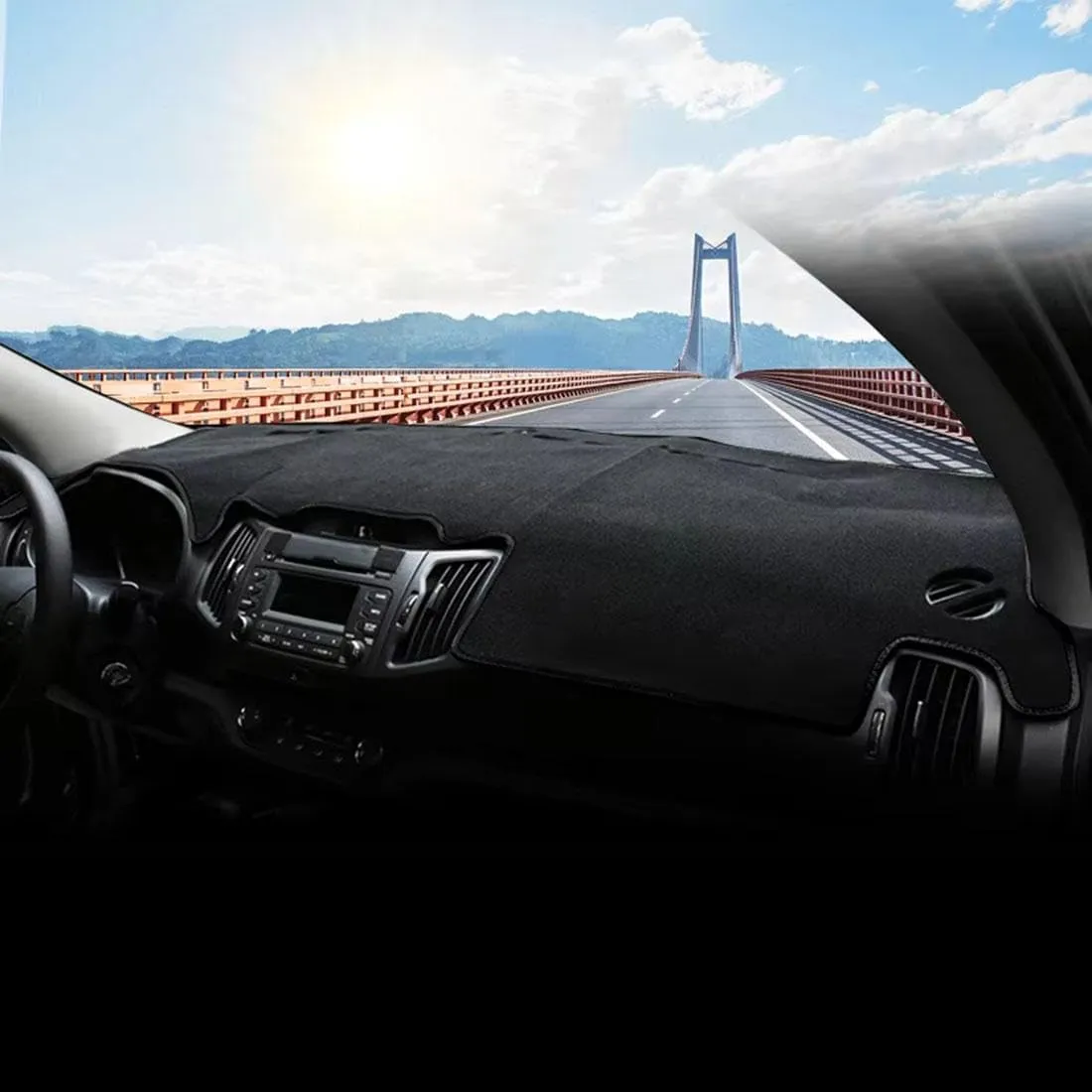 Car Dash Cover Mat Custom,Dashboard Cover Mat,Fit for Buick Excelle GT XT 2010-2014,Car Dashboard Cover,Dashboard Cover,Anti-Slip Dashboard Cover mat,Dashboard Carpet Cover,Car Supplies