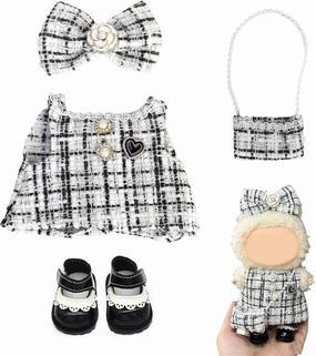 Clothes for 17cm Doll Outfit, Fashion Clothes Set ,Cute Exquisite Accessories for Doll Collection,Stylish Adorable Dolls Clothes Accessories ( No Doll Included ) (Clore-Style f)