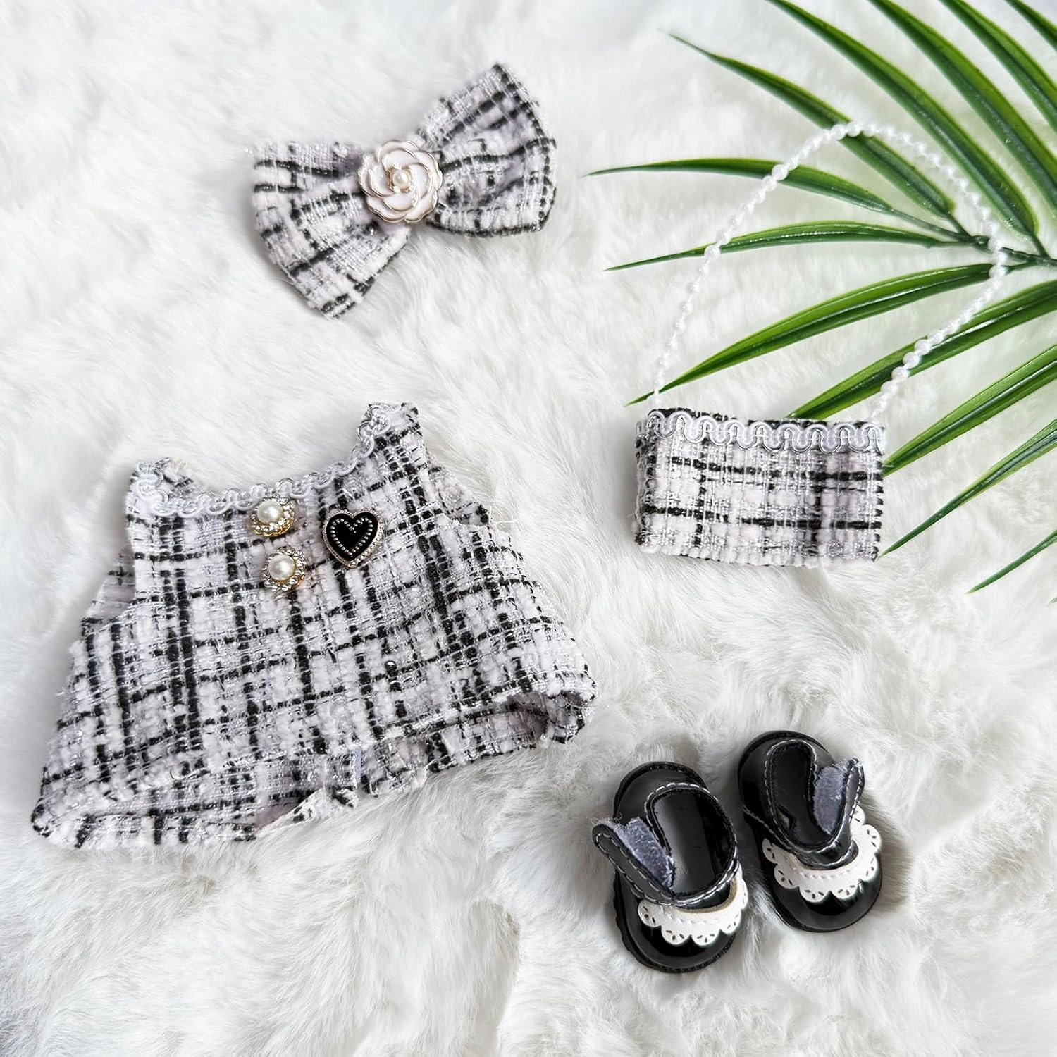 Clothes for 17cm Doll Outfit, Fashion Clothes Set ,Cute Exquisite Accessories for Doll Collection,Stylish Adorable Dolls Clothes Accessories ( No Doll Included ) (Clore-Style f)
