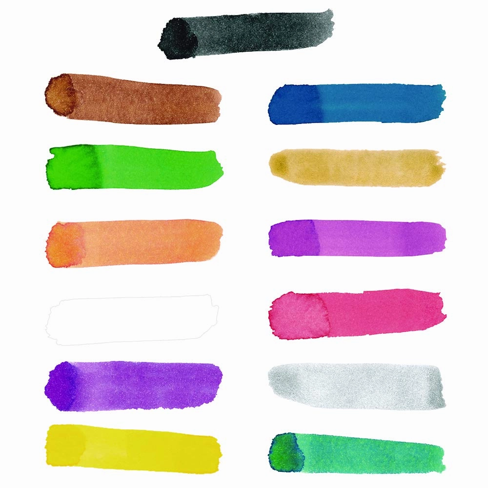 Colorations Classic Colors Liquid Watercolor Paint, Art Supplies, Set of 13 - 8oz Bottles in Vibrant Colors, Classroom Projects, Non-Toxic, Easy Wash, School, Craft Supply, - Made in the USA