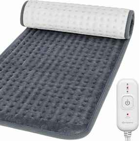 Comfytemp Heating Pad for Back Pain & Cramps Relief, FSA HSA Eligible Electric Large Heat Pad, 2H Auto Off, Valentines Day Gifts for Her Him, Moist Heated Pad for Neck Shoulder, Washable, 12"x24"