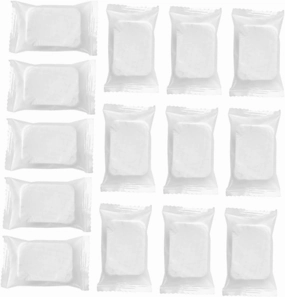 Compressed Non-Woven Makeup Remover Pads 50 Count Pearl-Textured Thick Face Cleansing Pads Safe Gentle for Daily Use