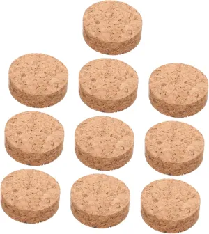 Cork Plant Coasters Set 10pcs Round 5x1.5cm Plant Pads Non Mats for Flowerpot Garden Planter Mat