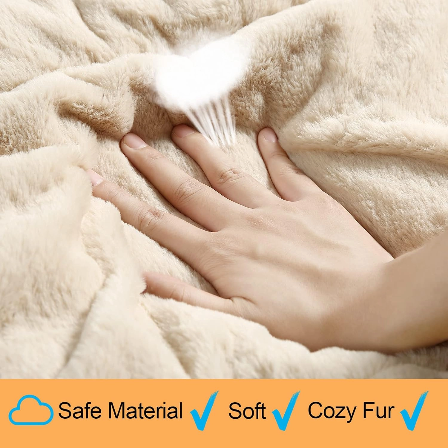 Cozy Dog Bed & Crate Pad, Medium Sized Dogs, Fit Metal Crates, Ultra Soft, Washable & Anti-Slip, Cream, 30inch