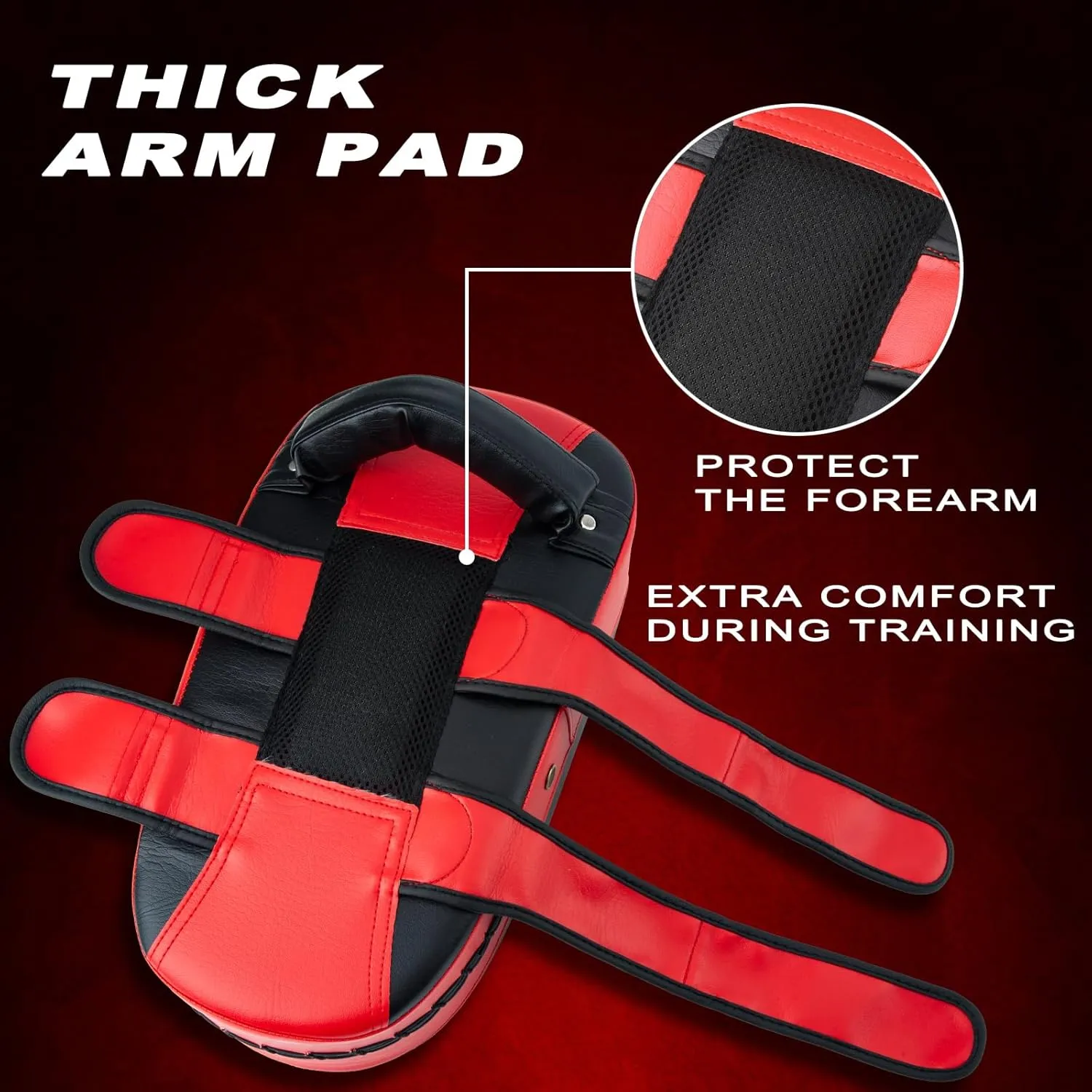 Curved Muay Thai Pad Kicking Shield Training Equipment Kick Muay Thai Pad Kickboxing Strike Coaching Martial Arts