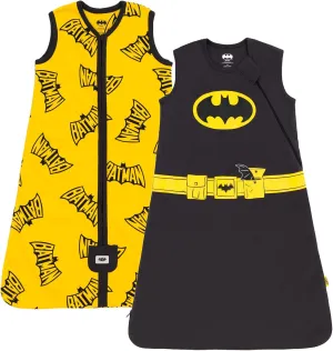 DC Comics Batman Baby 2 Pack Zip Up Sleep Sacks