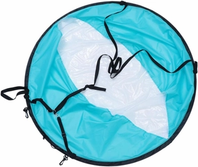 DECHOUS 1Pc Foldable Kayak Wind Sail with Window Downwind Sailing Accessory for Canoes and Inflatable Boats Compact Design for and Quick Setup