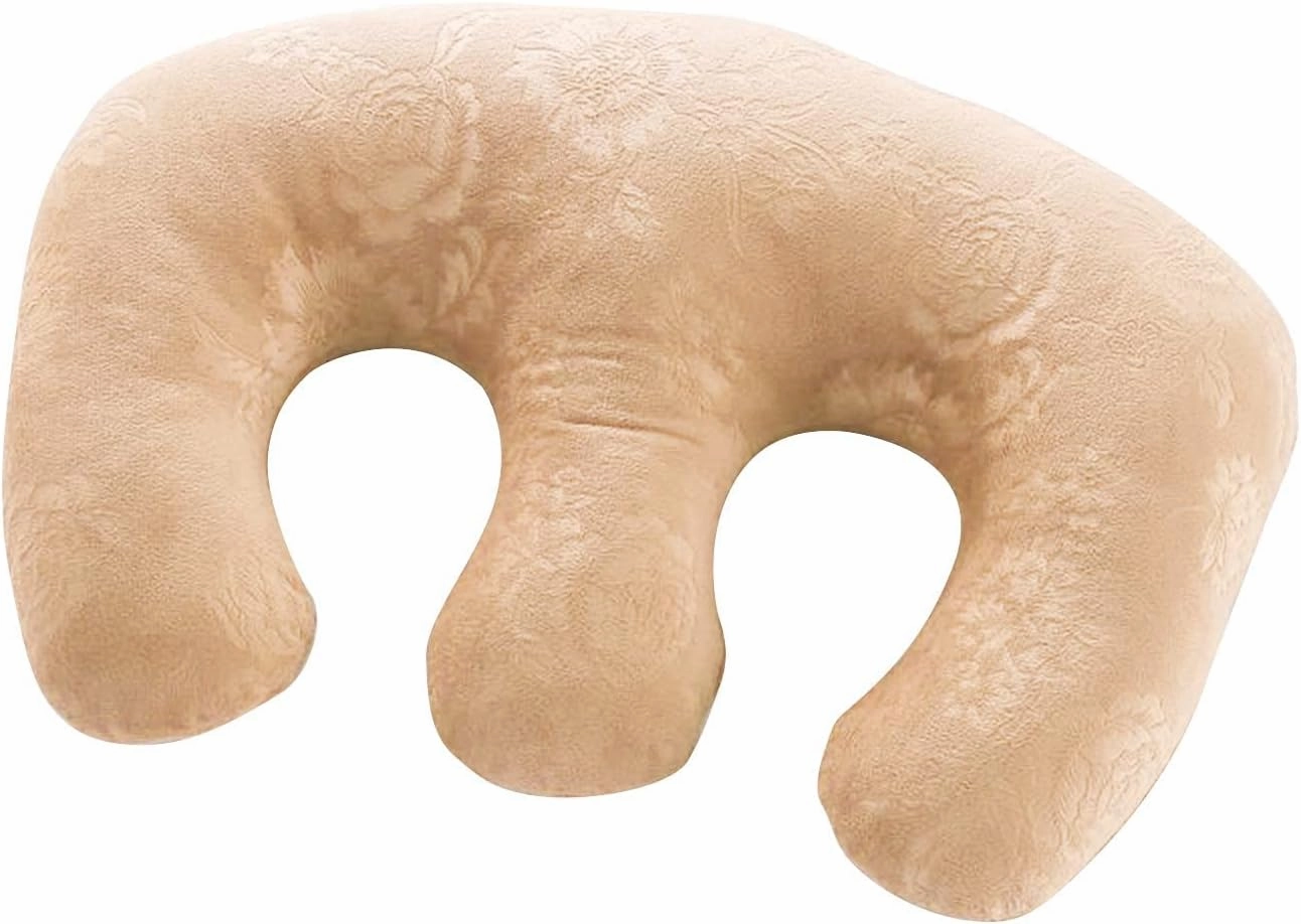 Detachable Chest Soft Pillow Support Pad Pillow Women Bolster for Spa Beauty Salon Massage Table (Golden)