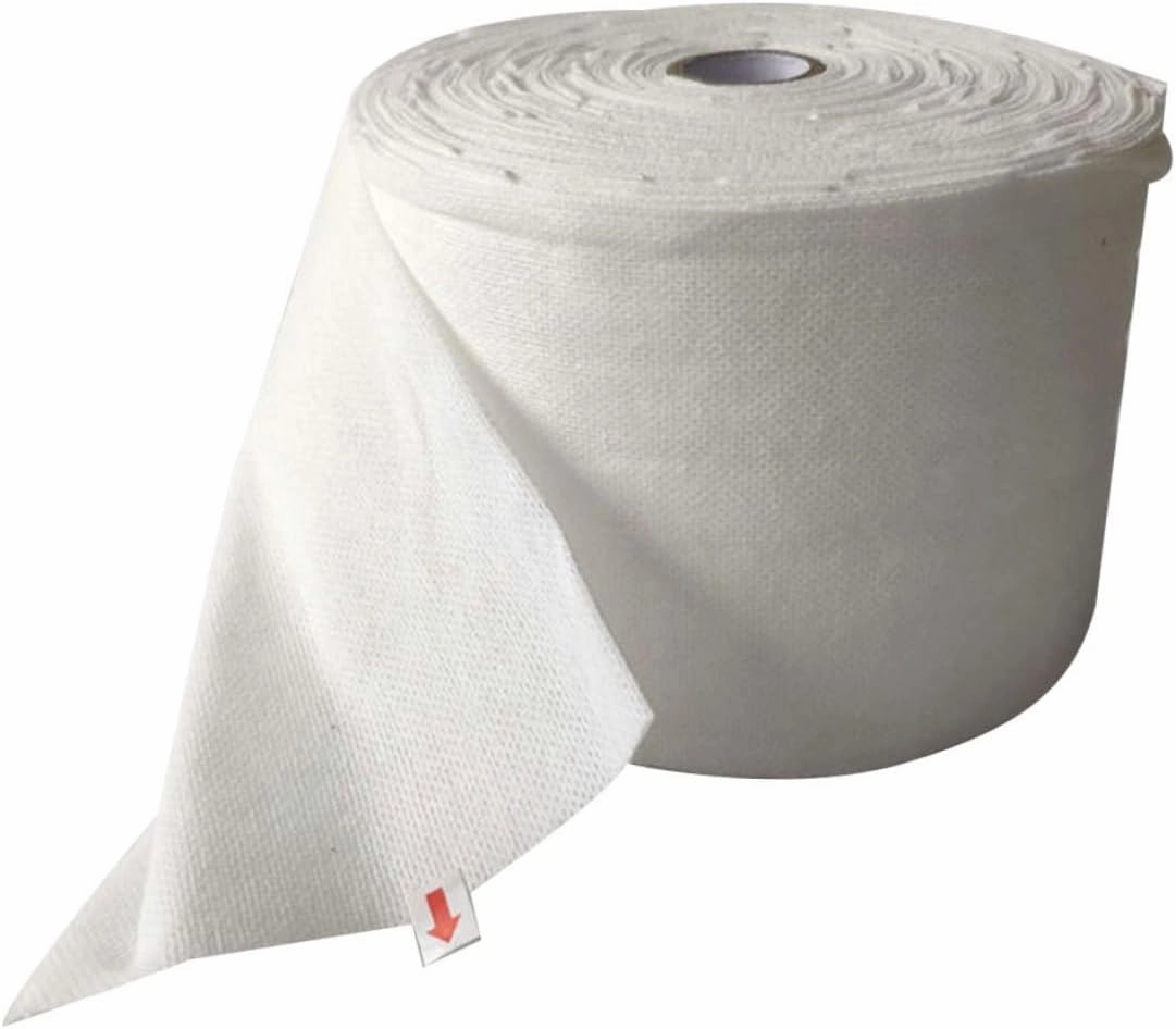 Didiseaon Facial Cleansing Pads Roll 25m Nonwoven Makeup Remover Towel Soft Absorbent