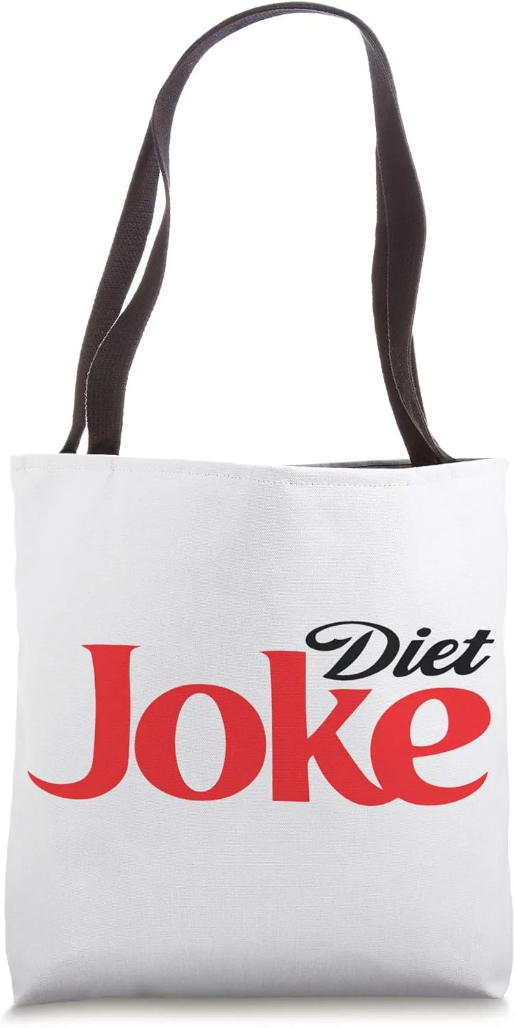 Diet Joke Design, Keto Paleo Vegan Funny Statement Pun Logo Tote Bag