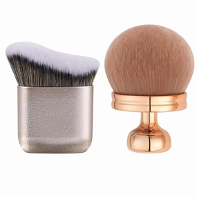 docolor Self Tanner Brush 2PCS Body Makeup Brush for Flawless Face and Body Makeup, Sunless Tanner Blending Brush Body Brush for Self Tanner, Bronzer, Foundation, Vegan & Cruelty Free