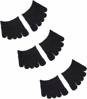 E Covers for Women 3 Pairs Split Toe Socks Toe Warmers Breathable Toe Topper Socks for Sneakers