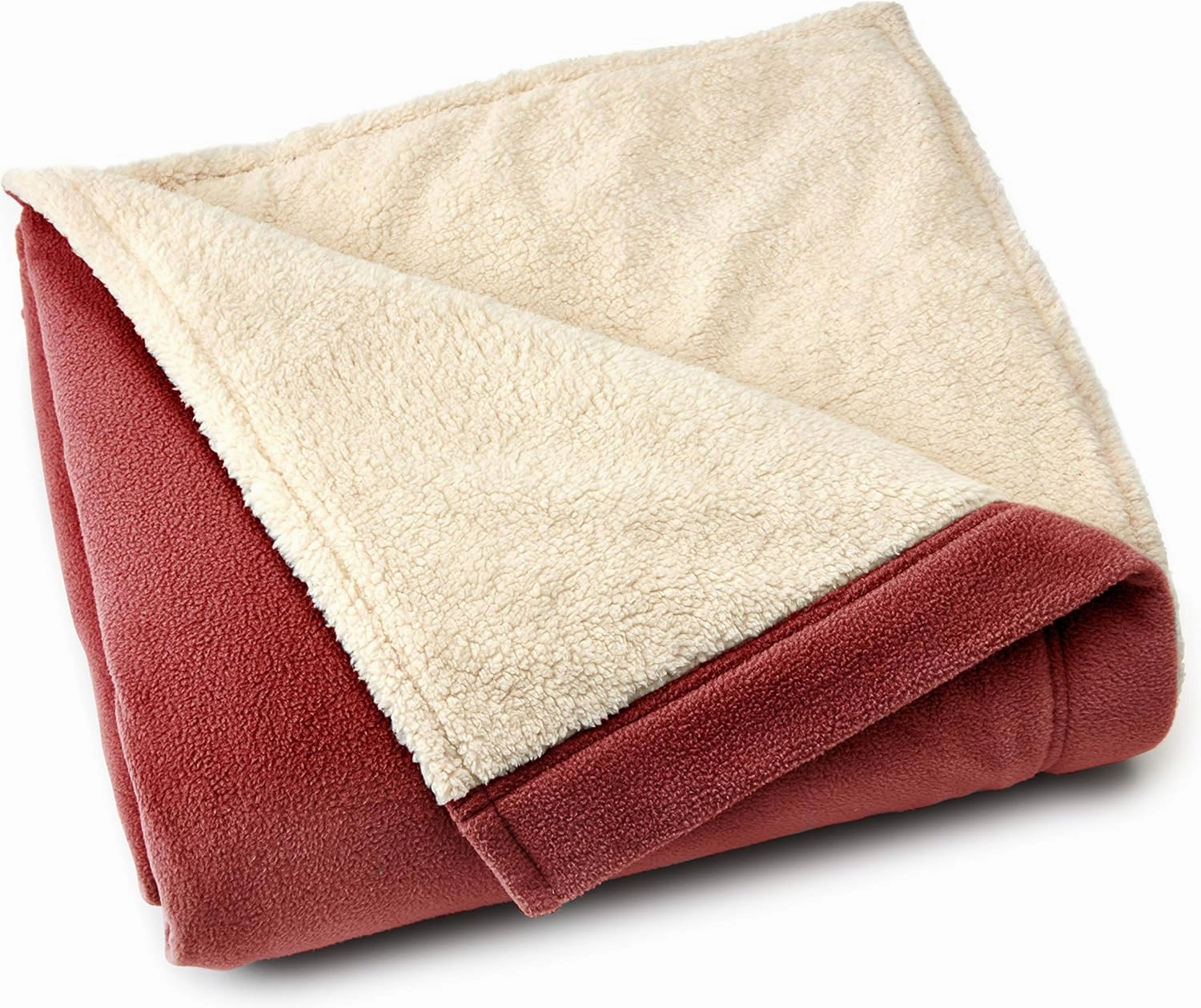 Eddie Bauer - Full Heated Blanket, Soft Fleece Electric Blanket with Sherpa Reverse, Warm Bedding with Low-Voltage Technology (Redwood, Full)