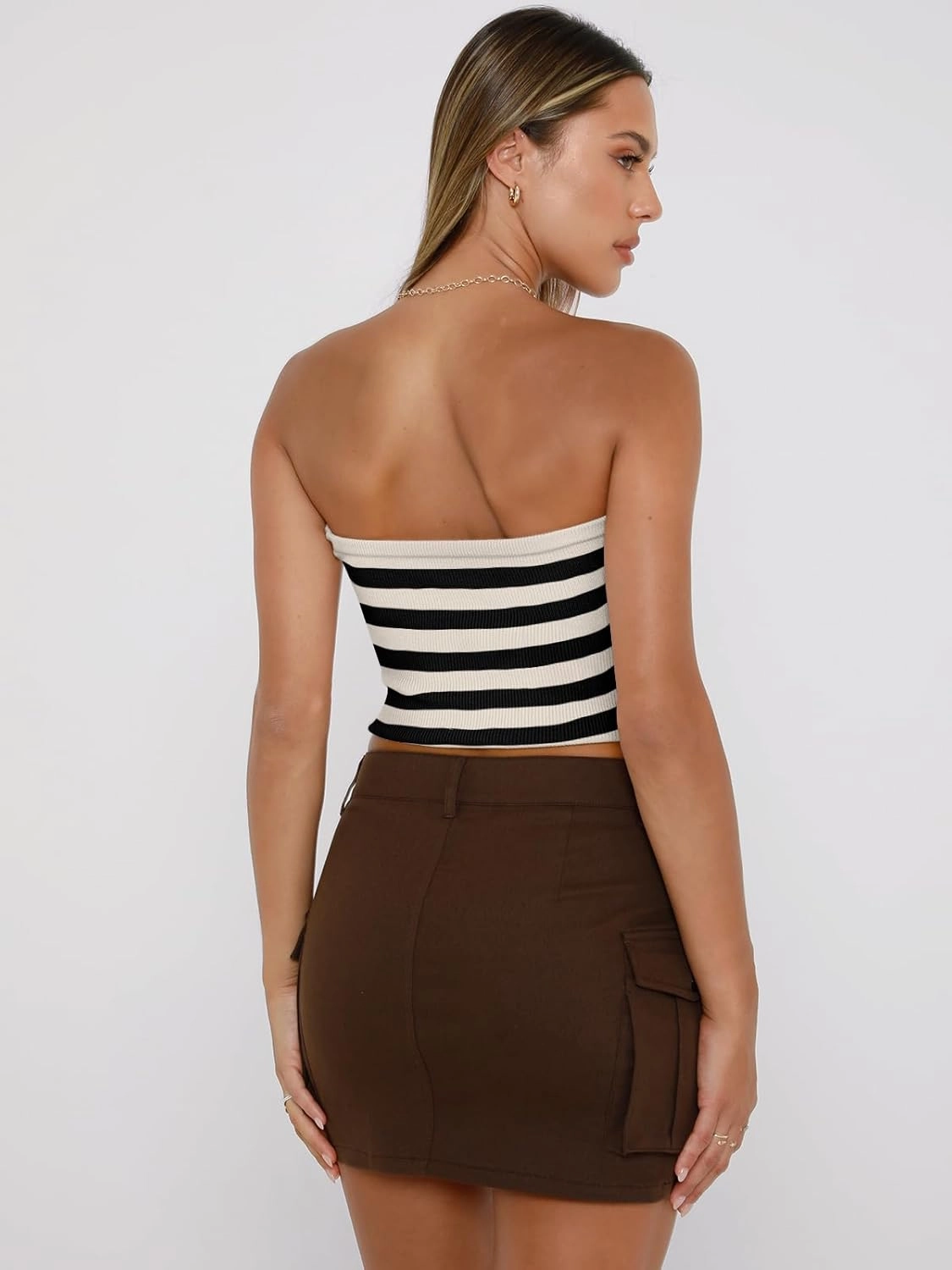 EFAN Womens Tube Tops Summer Outfits 2025 Casual Beach Vacation Clothes Sweaters Strapless Sleeveless Tank Tops