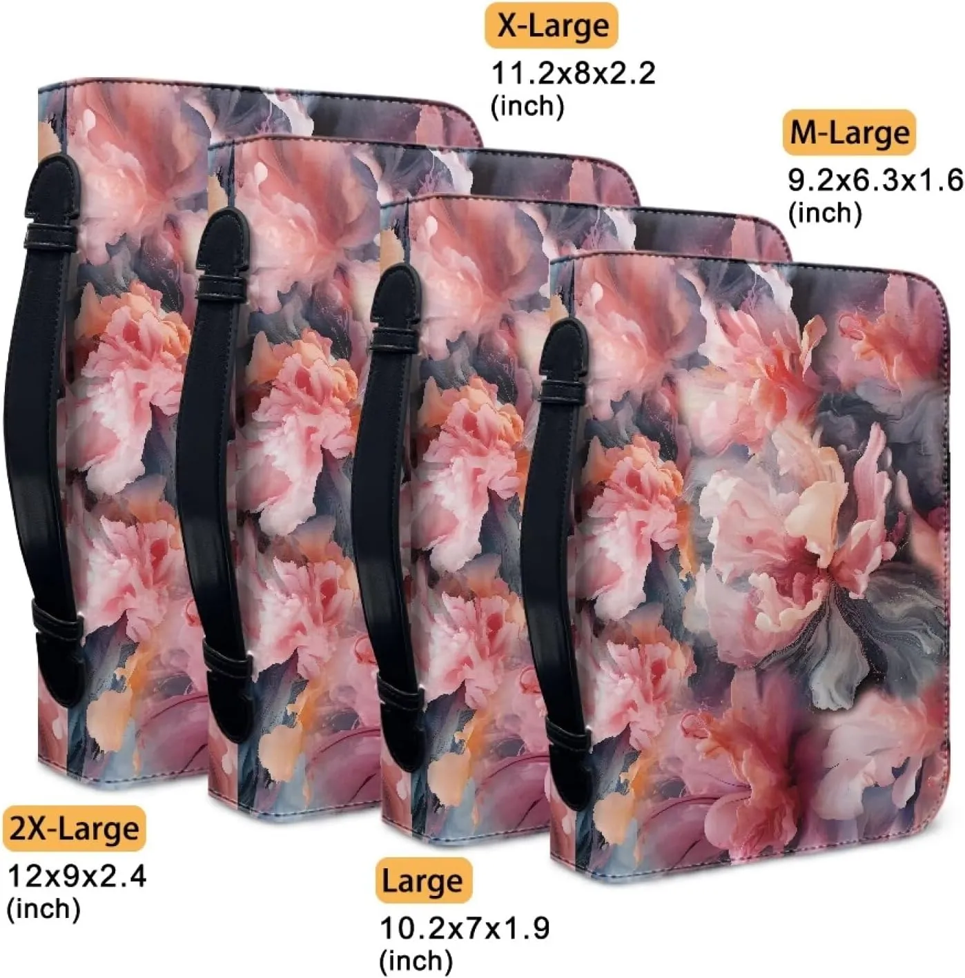 Extra Large Bible Cover Case for Women Men Book Covers for Hard Cover Leather Book Cover