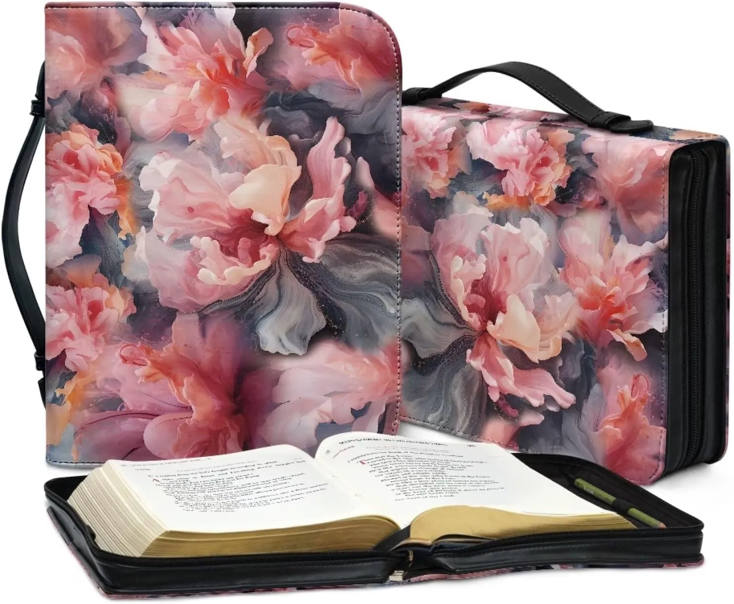 Extra Large Bible Cover Case for Women Men Book Covers for Hard Cover Leather Book Cover
