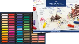 Faber-Castel FC128272 Creative Studio Soft Pastel Crayons (72 Pack), Assorted