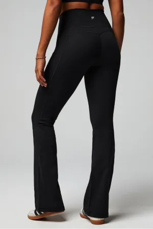 Fabletics Women's Oasis Pureluxe High-Waisted Kick Flare, Light Compression, Buttery Soft