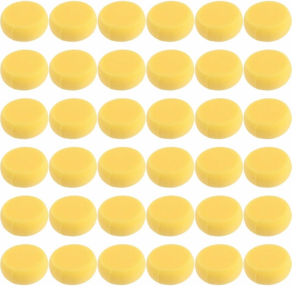 Facial Cleansing Pads 36pcs Soft Round Sponges for Removal and Makeup Cleaning